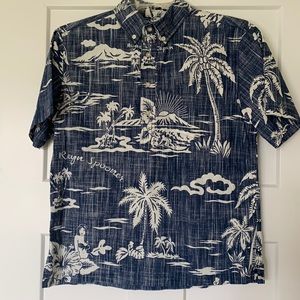 COPY - Reyn Spooner Navy Boys Hawaiian Shirt